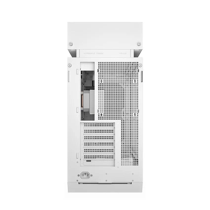 DEEPCOOL CL6600 Hyper-Split Tower Design ATX Case with Pre-installed 360mm ARGB Liquid Cooler - Black | White - Image 9