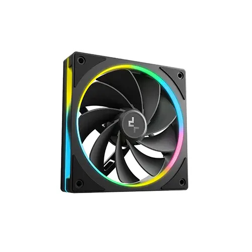 DEEPCOOL CL6600 Hyper-Split Tower Design ATX Case with Pre-installed 360mm ARGB Liquid Cooler - Black | White - Image 2