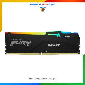 Kingston Fury Beast RGB 16GB 6000MT/s DDR5 CL36 Computer Memory Black KF560C36BBE2A-16