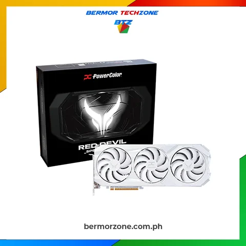 Powercolor Red Devil Spectral White AMD Radeon RX 9070 XT 16GB GDDR6 Graphics Card