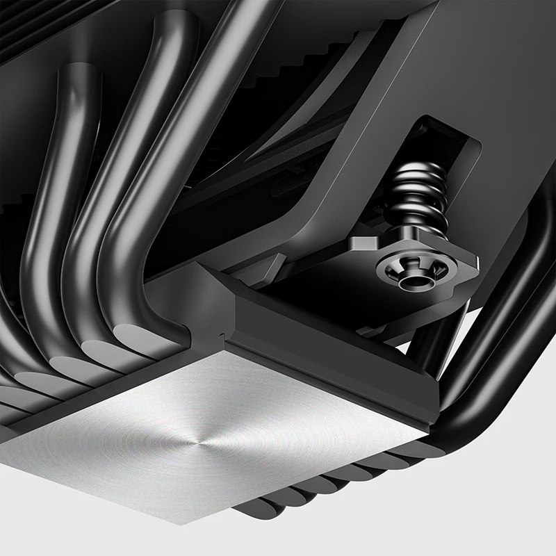 Sudokoo SK620 6 Heatpipes AM5 Exclusive Dual Tower CPU Air Cooler Black - Image 5