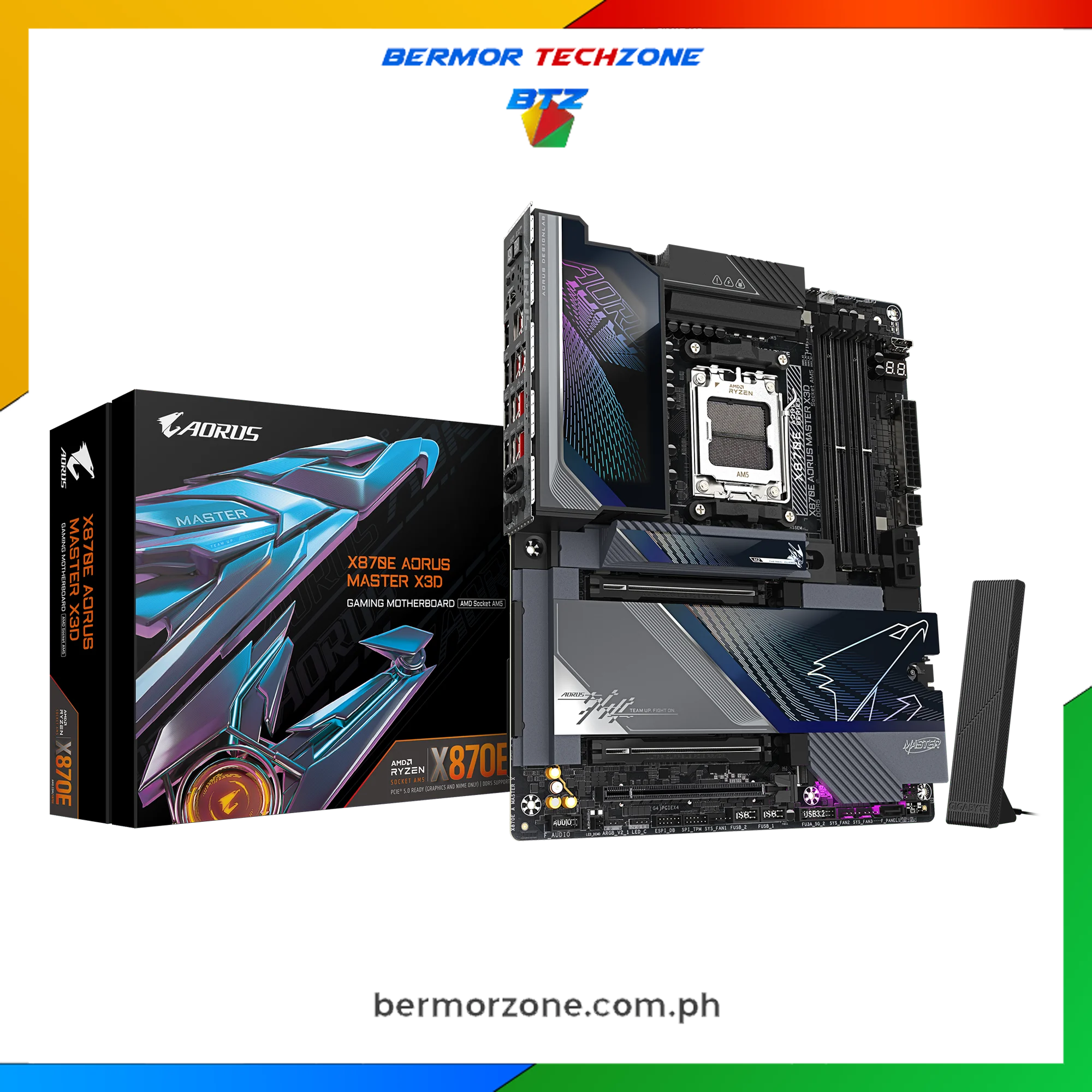 Gigabyte X870E AORUS MASTER X3D ATX AM5 Motherboard