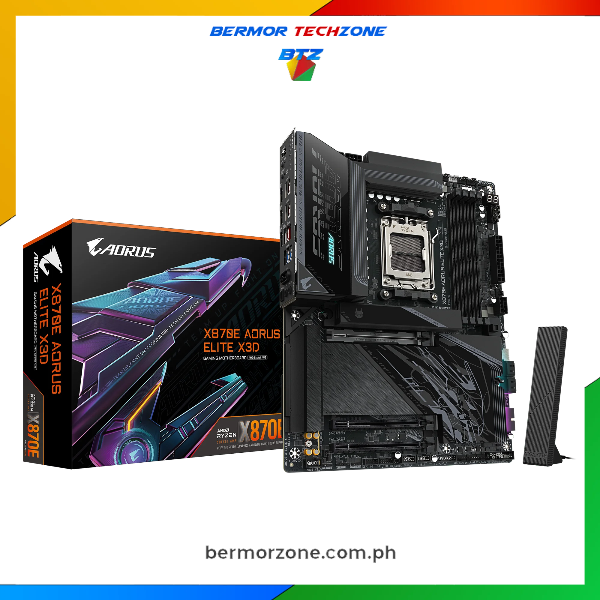 Gigabyte X870E AORUS ELITE X3D ATX AM5 Motherboard GA-X870E-A-ELITE-X