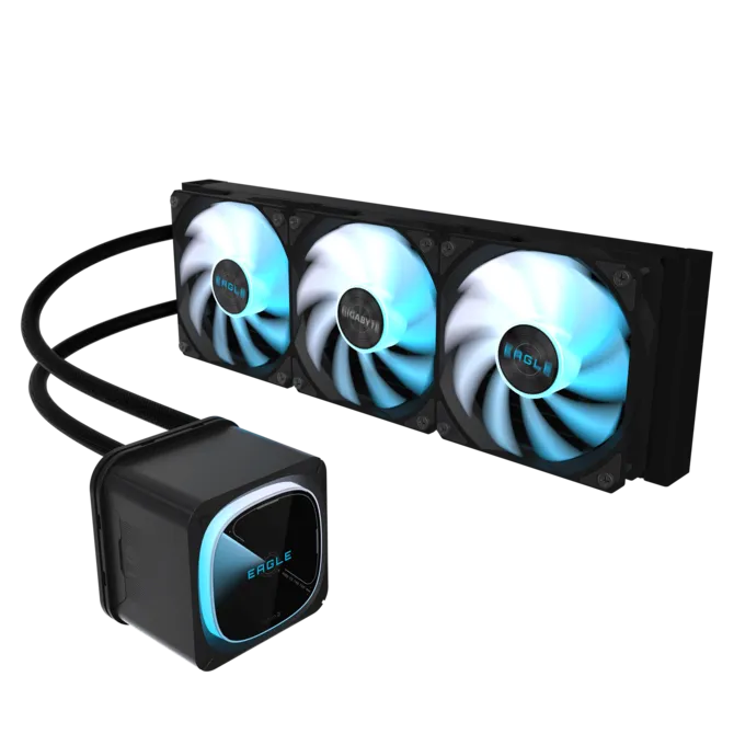 Gigabyte Eagle 360mm ARGB AIO Liquid CPU Cooler - Black - Image 2
