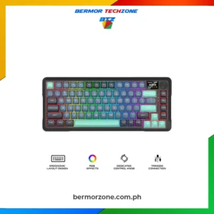 Redragon K724GBG RGB PRO Keyboard Wireless Behemoth Pro Grey | Blue | Green